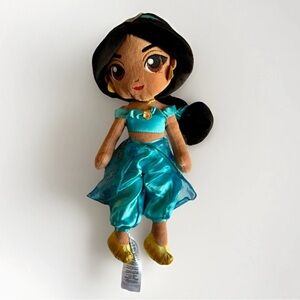 Disney Store Official Princess Plush Doll Jasmine Aladdin 14 Inches Whimsical